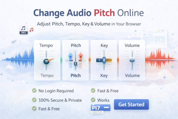 Perfect Pitch Control for Music & Voice with Pi7 Audio Tool