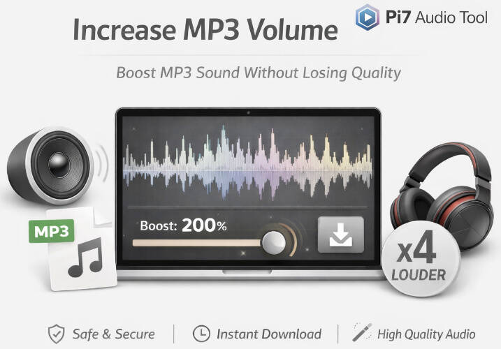 Free MP3 volume boost with high-quality output